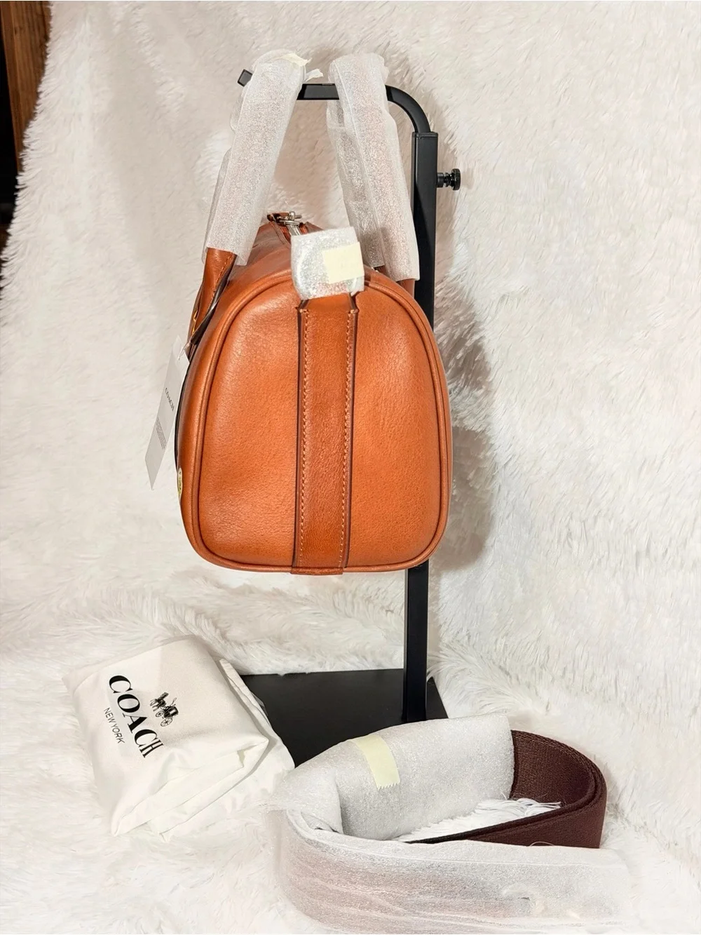Coach | Brain Dead Compass Bag 25 With Patches, silver hardware NWT